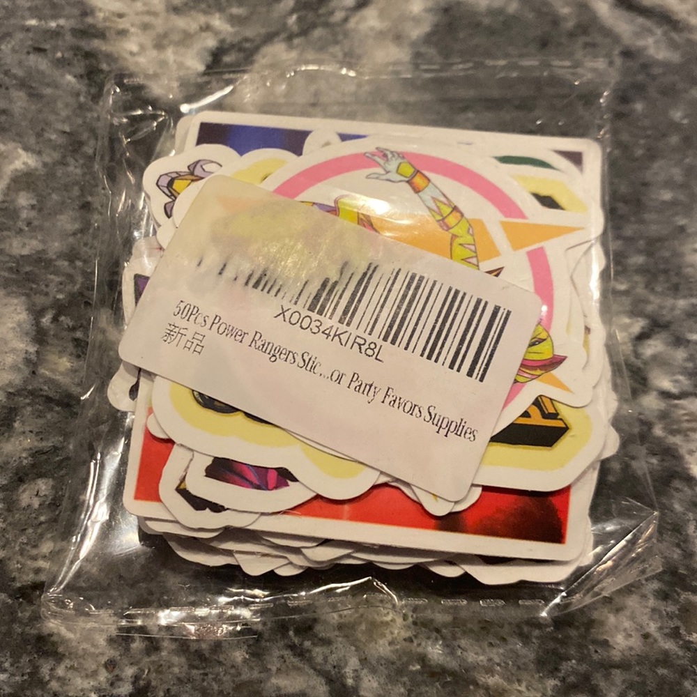 Power Ranger Stickers 50pc - Picture 2 of 5